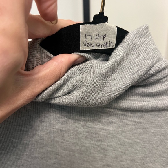 Philosophy grey ribbed tele neck - Picture 4 of 4